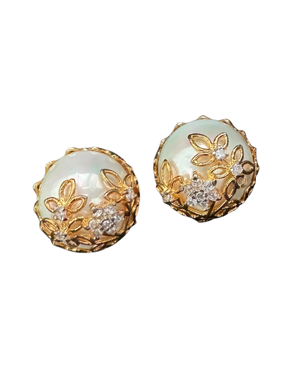 Aurelie Pearl Stud Earrings