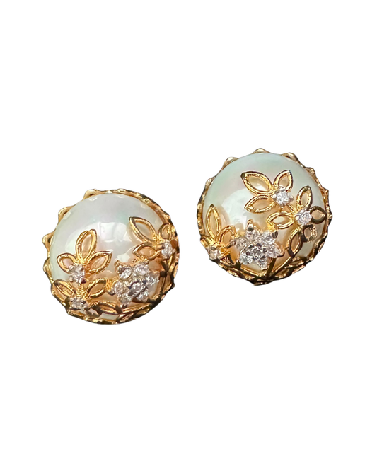 Aurelie Pearl Stud Earrings