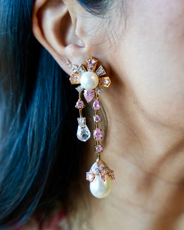 Opaline Pearl Drop Earrings